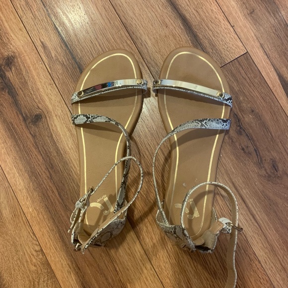 Report Faux Snakeskin Sandals - Picture 4 of 6